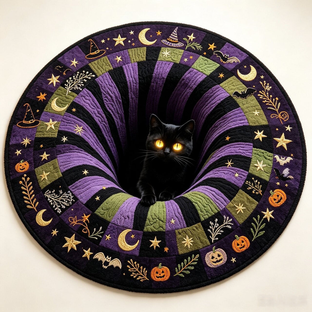 👻The Ultimate 'Trick'-3D Illusion Halloween Rug : Don't Fall In!