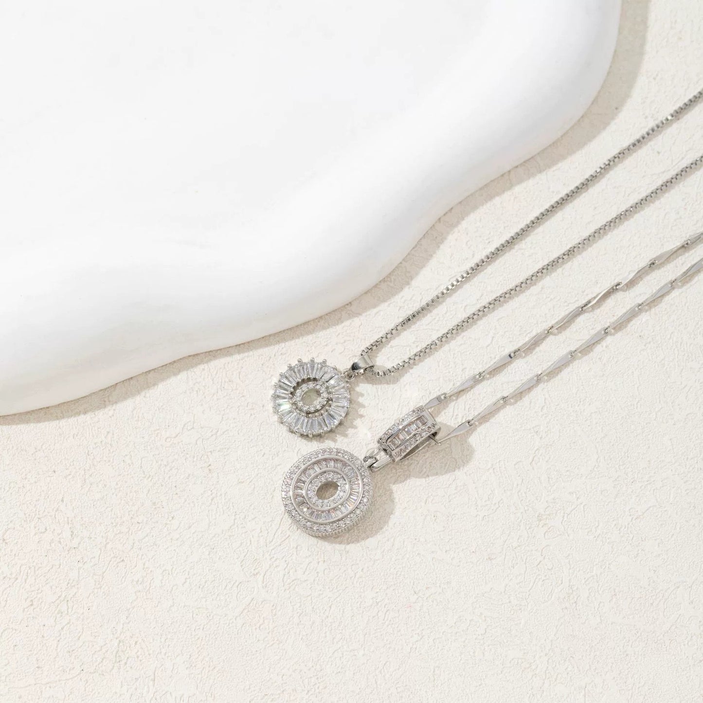 BUY 1 GET 1 FREE(2 Pack)--Diamond Letter Initial Necklaces--50% OFF until 23:59!