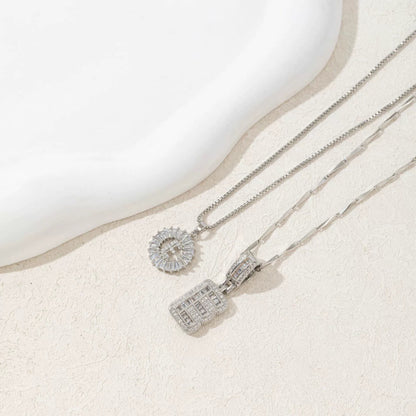 BUY 1 GET 1 FREE(2 Pack)--Diamond Letter Initial Necklaces--50% OFF until 23:59!