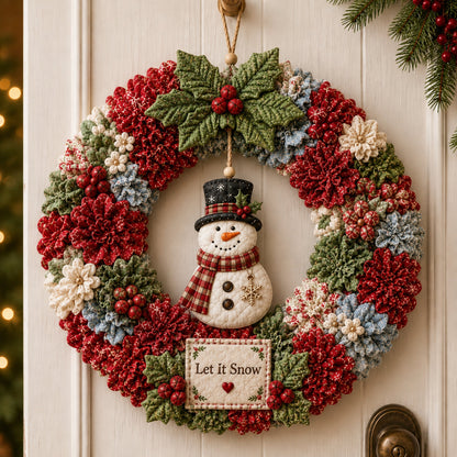 Christmas Fabric Wreath DIY Kit
