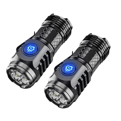 🔦Three-Eyed Monster Mini Flashlight: Ultimate Power, Pocket-Sized💡