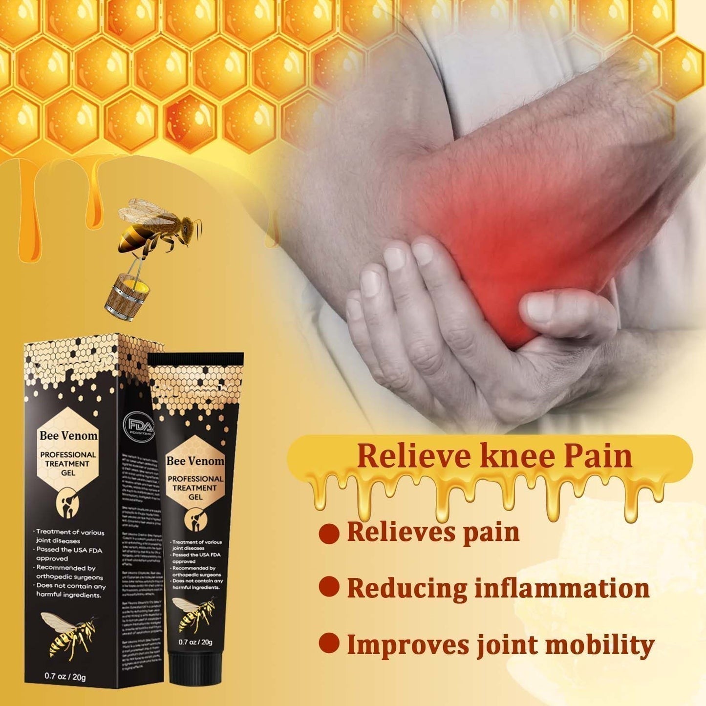 🐝New Zealand Bee Venom Joint Relief Gel🐝