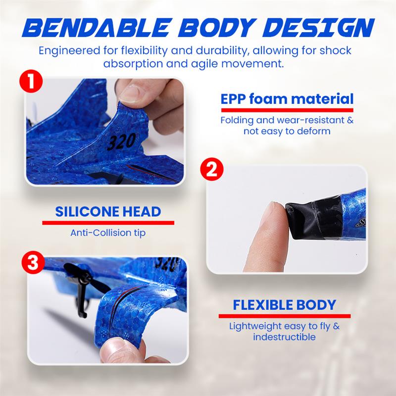 AeroBuddy X 2.4GHz RC Remote control fighter model toy