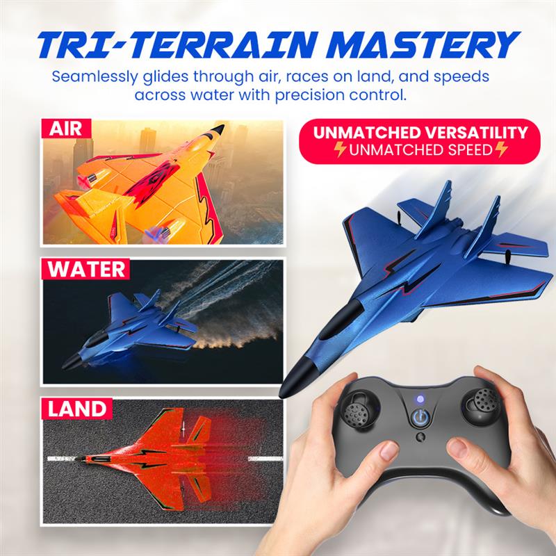 AeroBuddy X 2.4GHz RC Remote control fighter model toy
