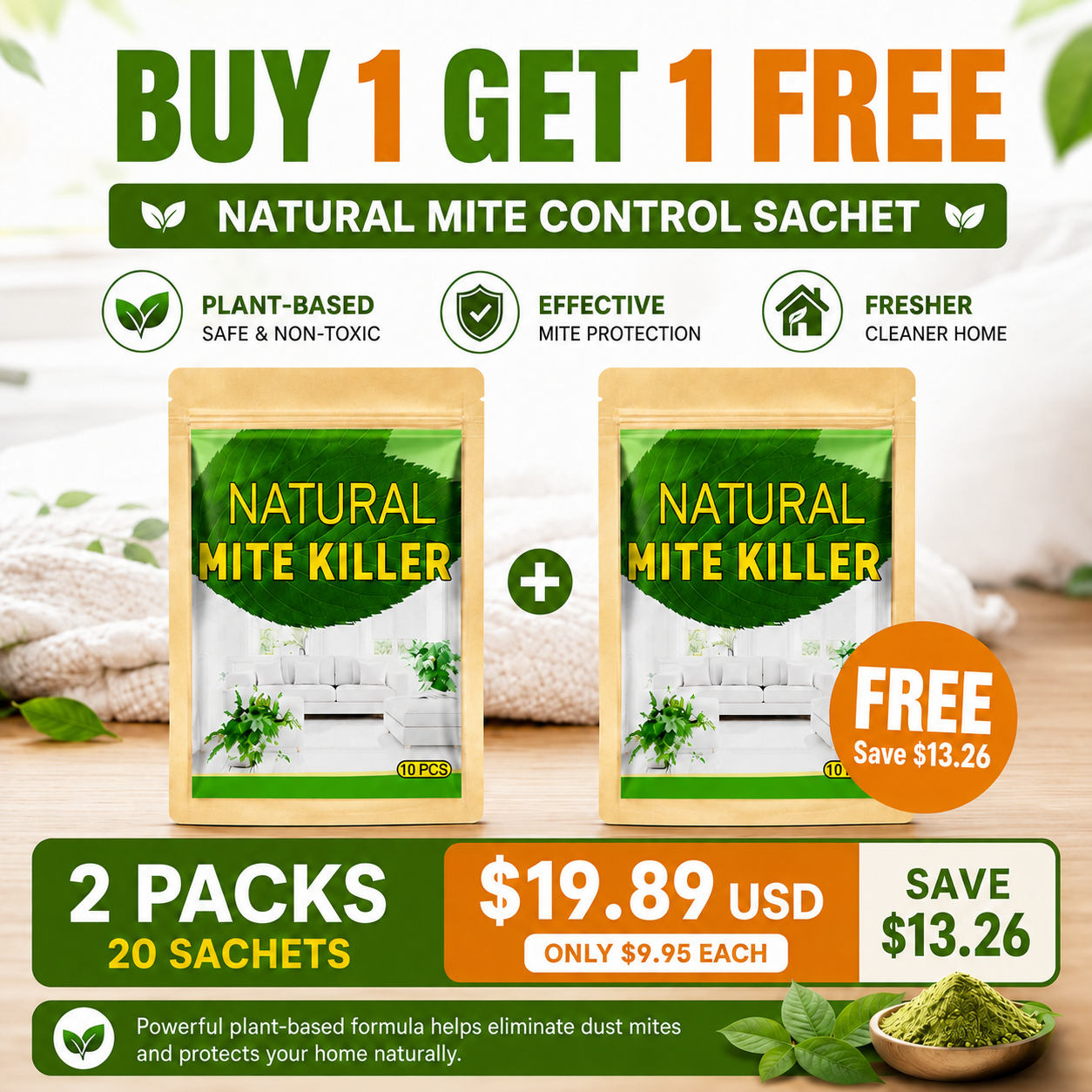 Buy 1 Get 1 Free . 2 Bags . 20 Sachets