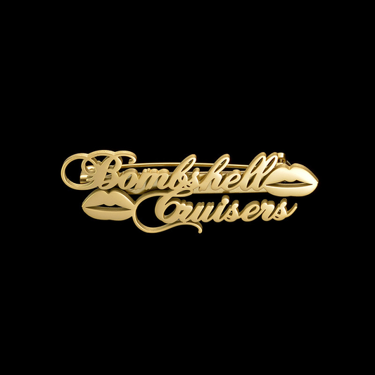 Adhara Name Brooch Personalized Brooch