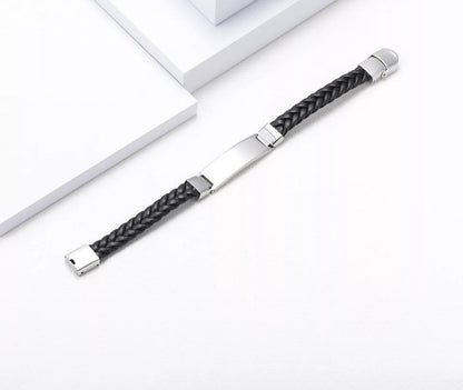 Harris Engraved Rope Bracelet