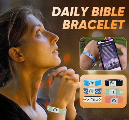 Daily Bible NFC Bracelet Faith on the Wrist