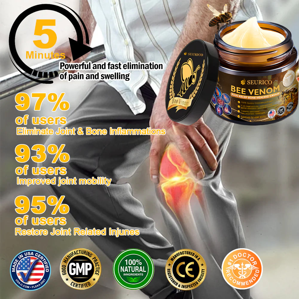 SEURICO™ Bee Venom Joint & Bone Therapy Cream — Targeted Relief and Recovery Backed by Science