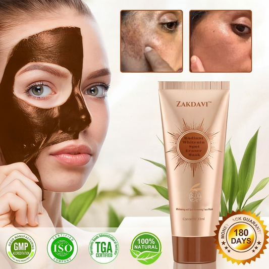 Zakdavi™ Radiant Whitening &amp; Spot Eraser Mask is 100% natural and USDA Organic certified, crafted with organic, biodynamic, and ethically sourced ingredients.