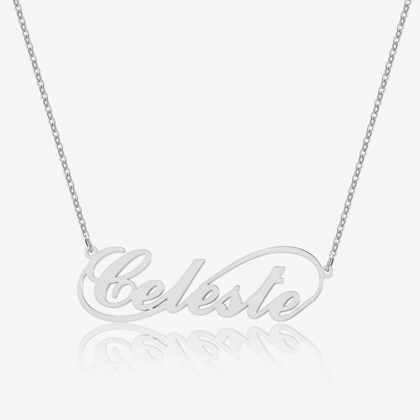 Céleste Infinity Name Necklace