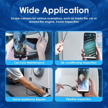 ⚡🔥Limited Time Only: Get 50% Off Now! 🎁  ~Deep View Mini Endoscope Camera for Industrial & Automotive Inspection