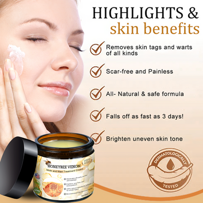 🎄 Holiday Sale Extravaganza: Enjoy 50% Off!  ✨Honeybee Venom Mole and Wart Cream