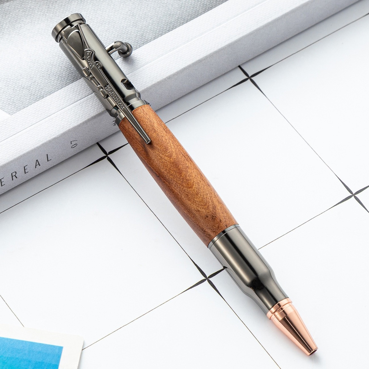 Wooden trigger pen
