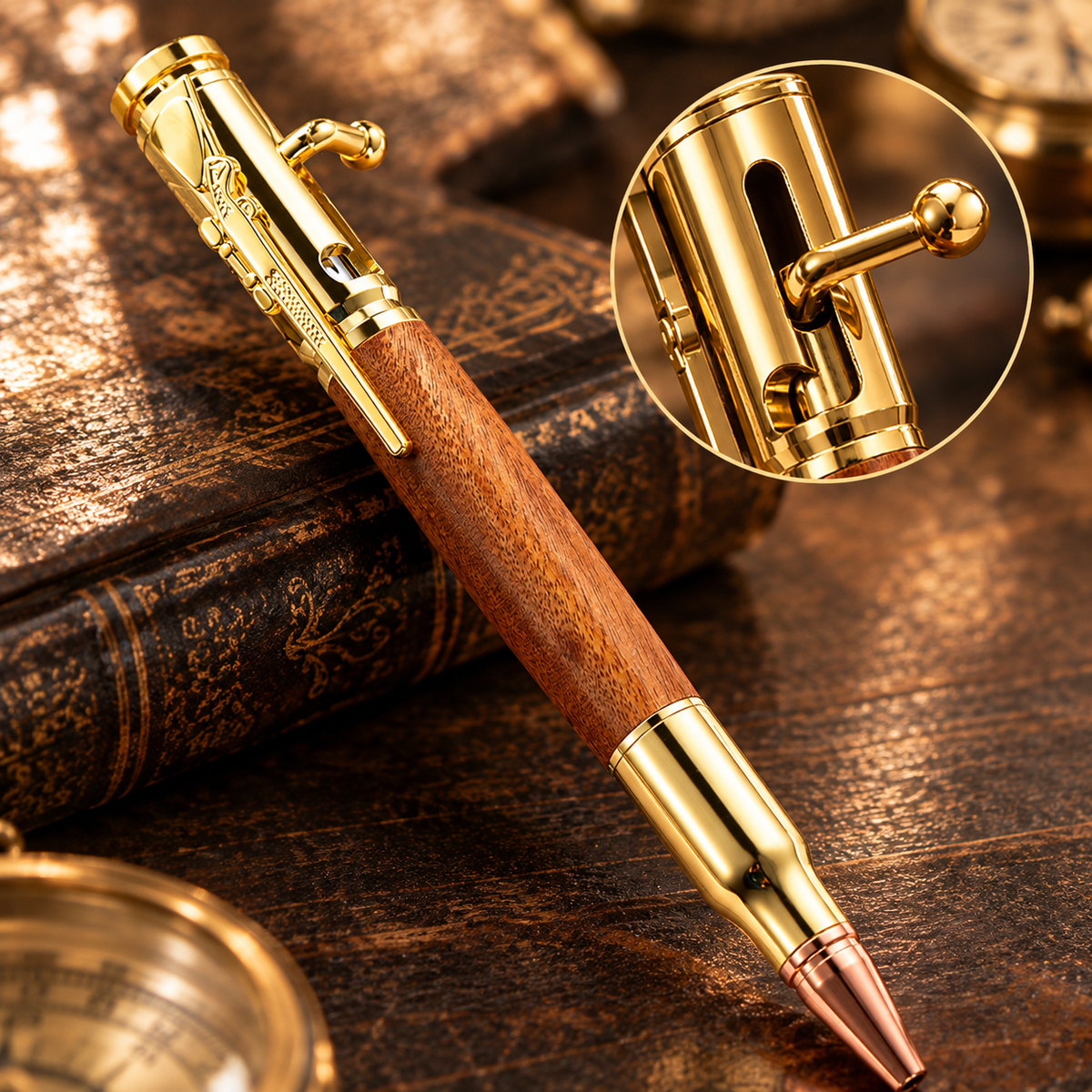Wooden trigger pen