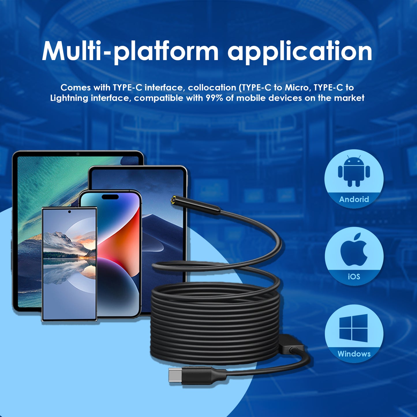 ⚡🔥Limited Time Only: Get 50% Off Now! 🎁  ~Deep View Mini Endoscope Camera for Industrial & Automotive Inspection