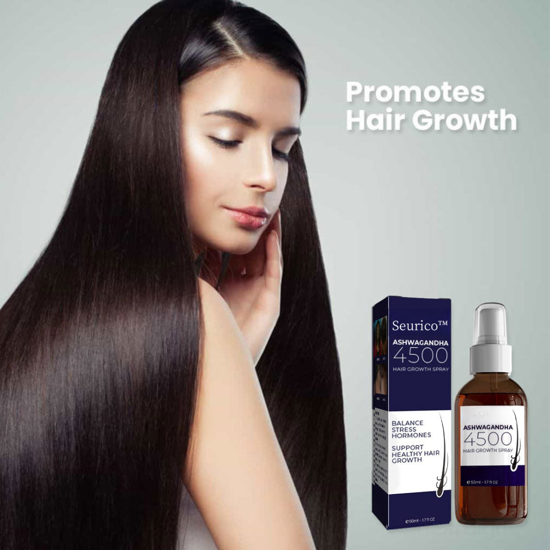 🎄 Holiday Sale Extravaganza: Enjoy 50% Off! 🎁  Seurico™ Ashwagandha 4500 Hair Growth Spray