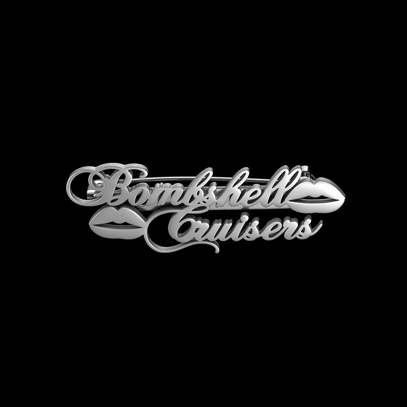 Adhara Name Brooch Personalized Brooch