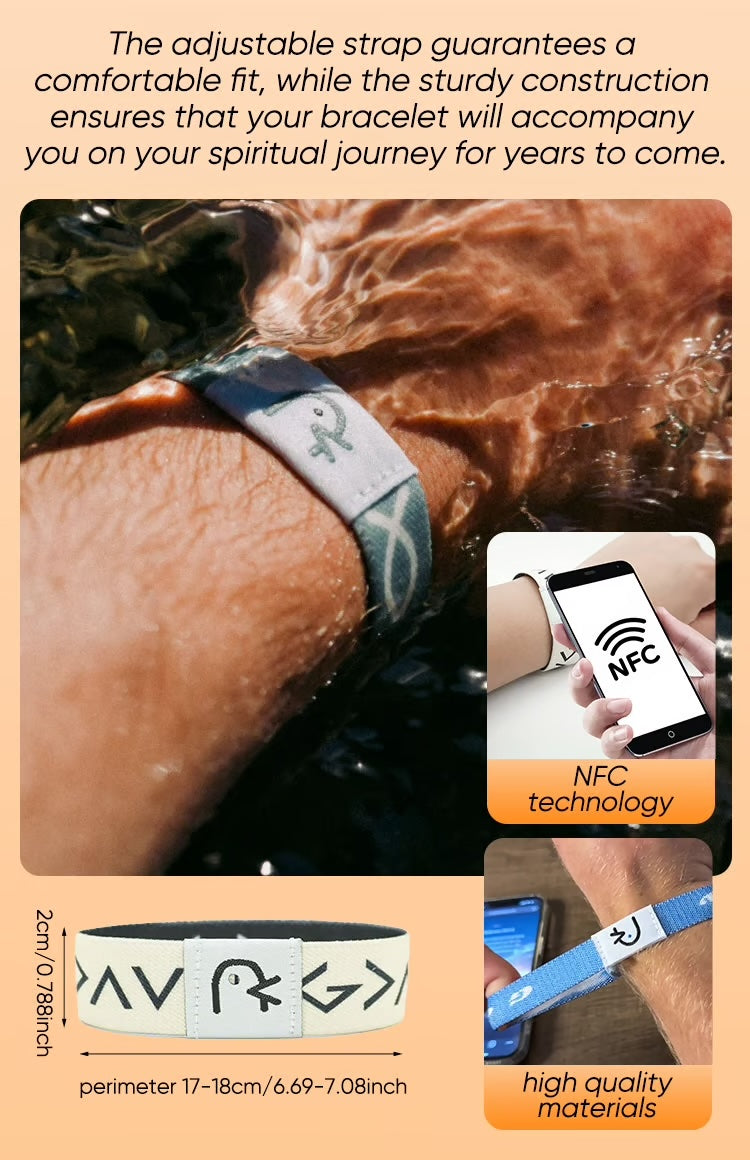 Daily Bible NFC Bracelet Faith on the Wrist