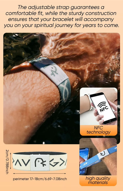 Daily Bible NFC Bracelet Faith on the Wrist