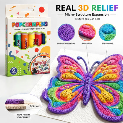 Save 60% by ordering today🔥3D Relief Art Pen – Turn Flat Drawings Into Touchable 3D Art🪄