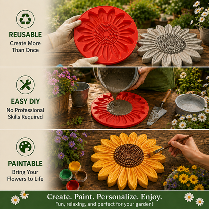 🌻Turn Concrete Into Beautiful Garden Decor