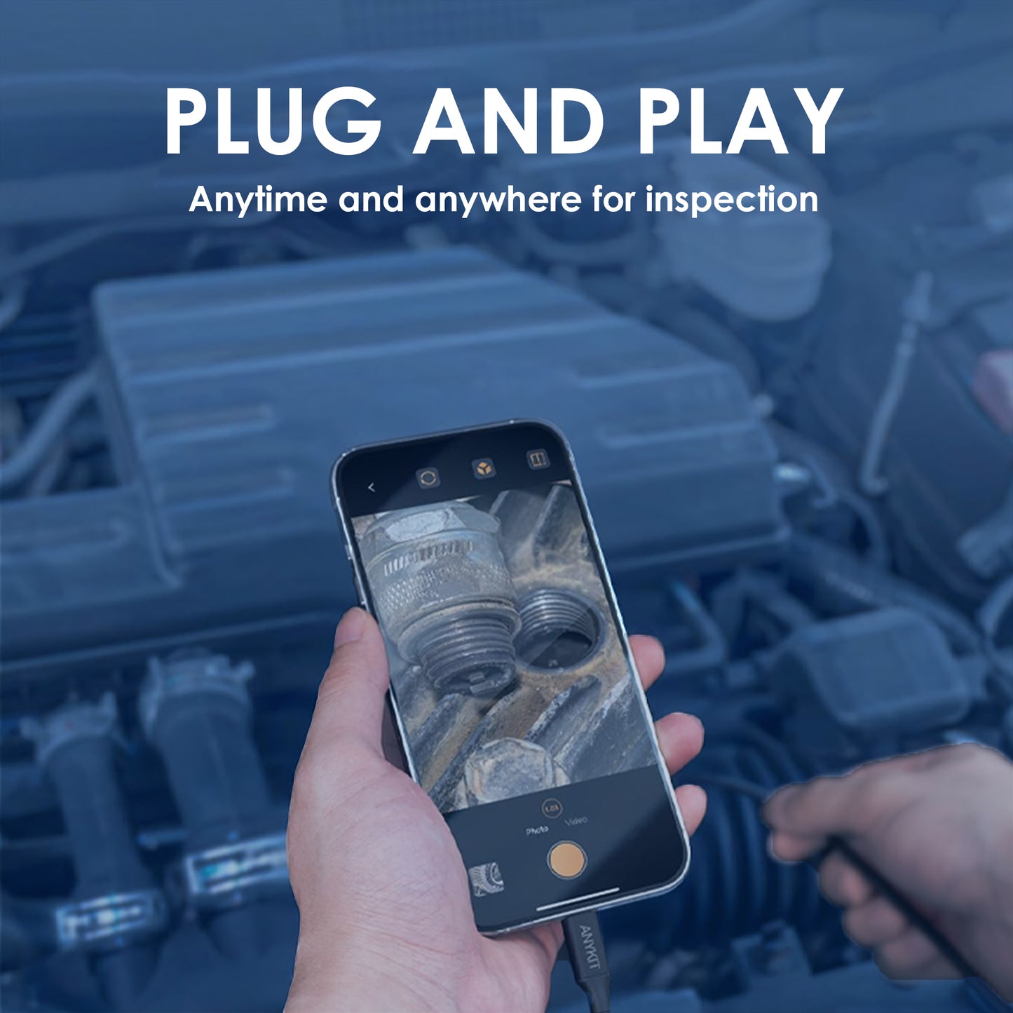 ⚡🔥Limited Time Only: Get 50% Off Now! 🎁  ~Deep View Mini Endoscope Camera for Industrial & Automotive Inspection