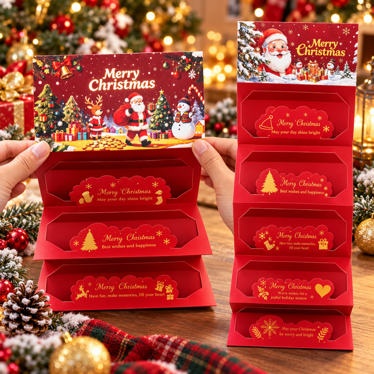Classic Folding Santa（2pcs）