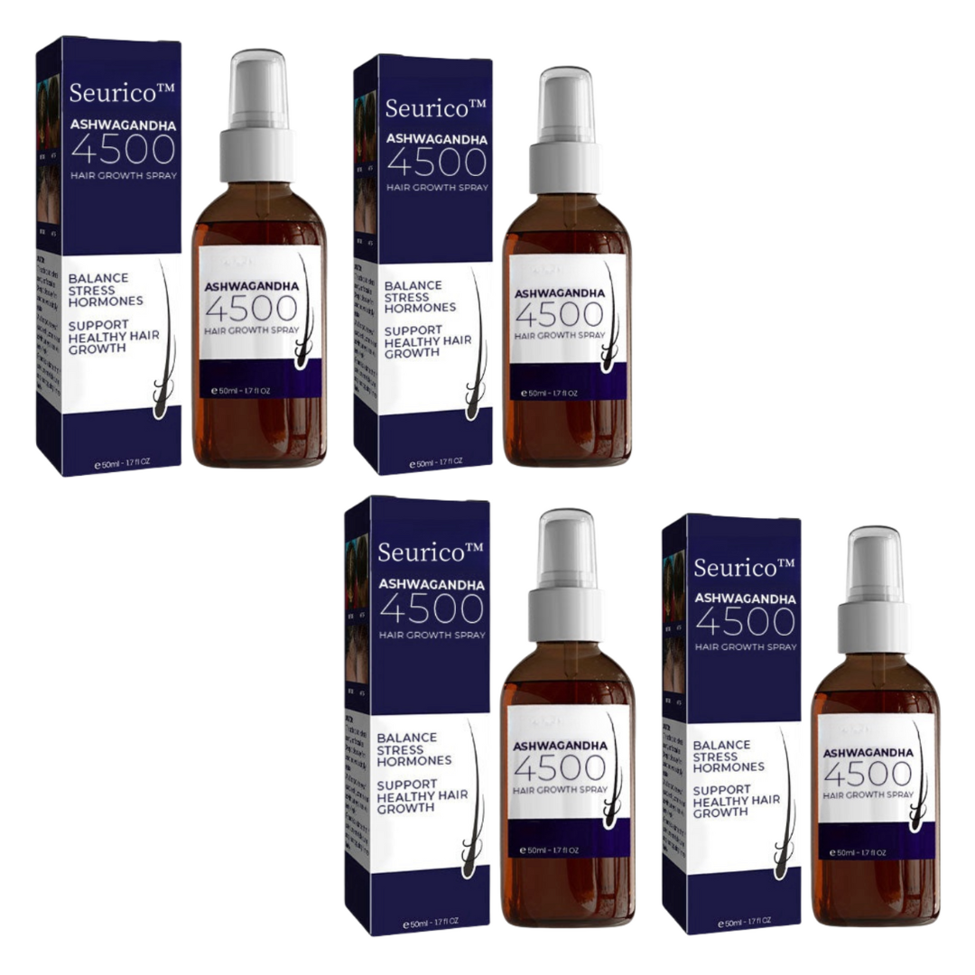 🎄 Holiday Sale Extravaganza: Enjoy 50% Off! 🎁  Seurico™ Ashwagandha 4500 Hair Growth Spray