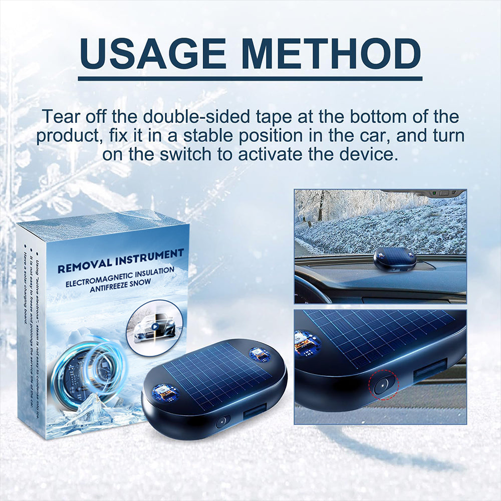 Electromagnetic Anti-Freezing Device ~ Enjoy a clear windshield every winter morning