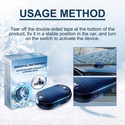 Electromagnetic Anti-Freezing Device ~ Enjoy a clear windshield every winter morning
