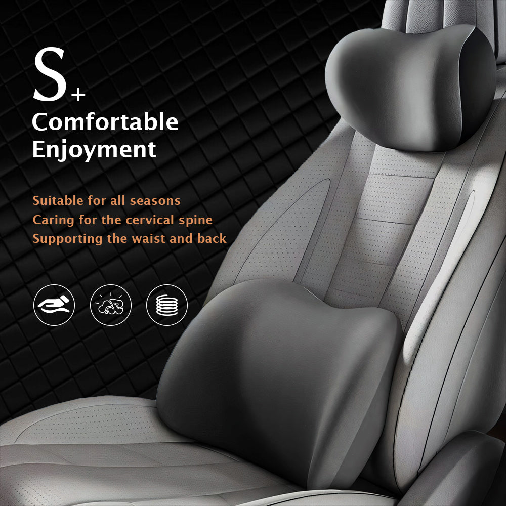 🎄 Holiday Sale Extravaganza: Enjoy 50% Off! 🎁 Car Headrest & Lumbar Support Cushion