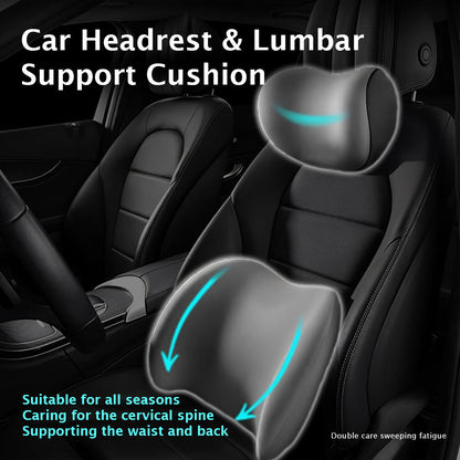 🎄 Holiday Sale Extravaganza: Enjoy 50% Off! 🎁 Car Headrest & Lumbar Support Cushion