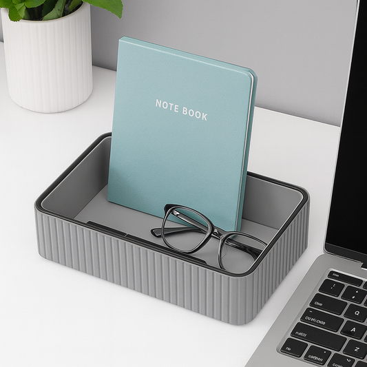 Leather Desk Tray Organizer