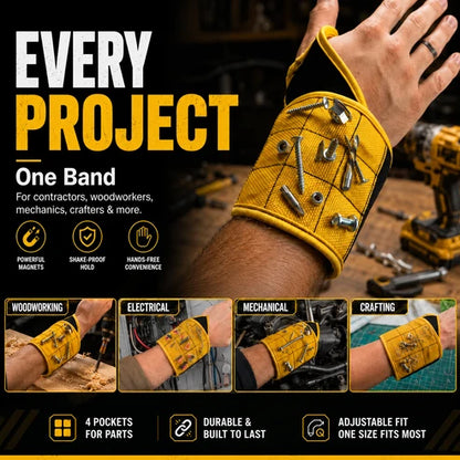 🧲Magnetic Tool Wristband | Hands-Free Hardware Holder