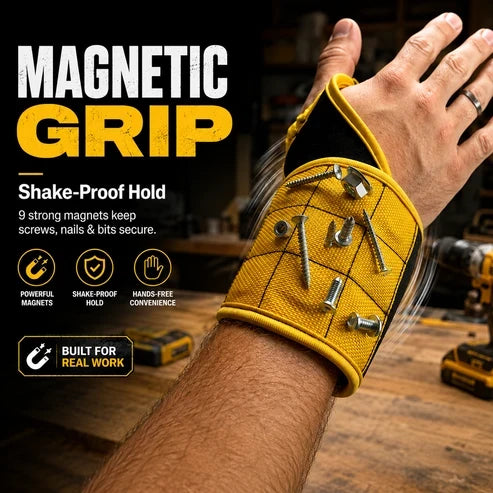 🧲Magnetic Tool Wristband | Hands-Free Hardware Holder