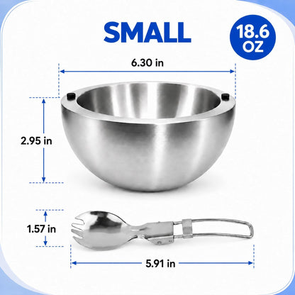 🥣 Insulated Dip & Serving Bowl – Hot & Cold Food Keeper