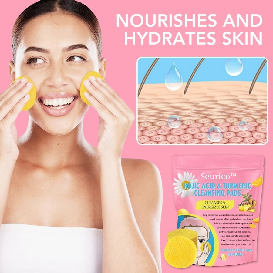 Seurico™ Turmeric Kojic Acid Cleansing Pads