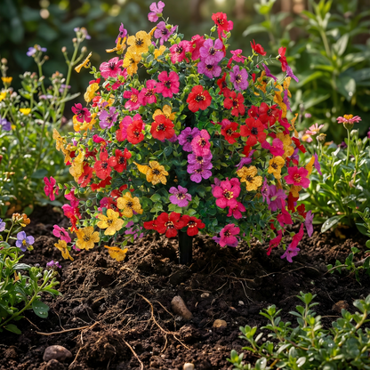 The "Ever-Bloom" Garden Stakes- Zero Maintenance Outdoor Floral Decor