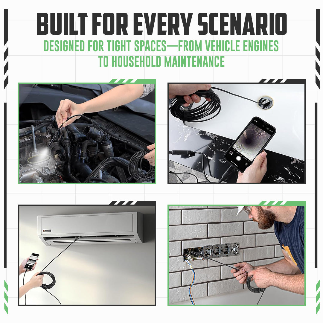 Deep View Mini Endoscope Camera for Industrial & Automotive Inspection