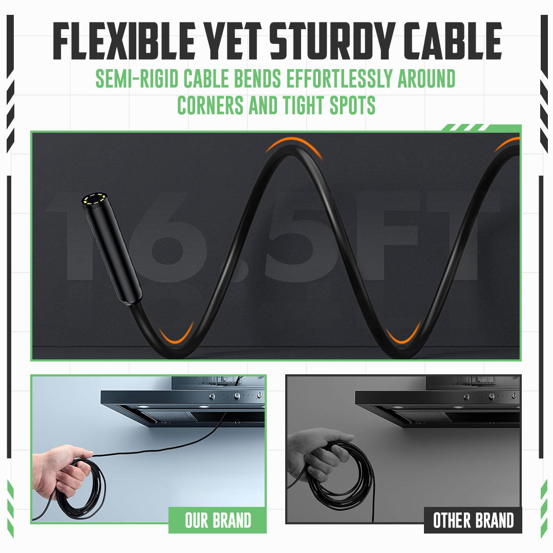 Deep View Mini Endoscope Camera for Industrial & Automotive Inspection