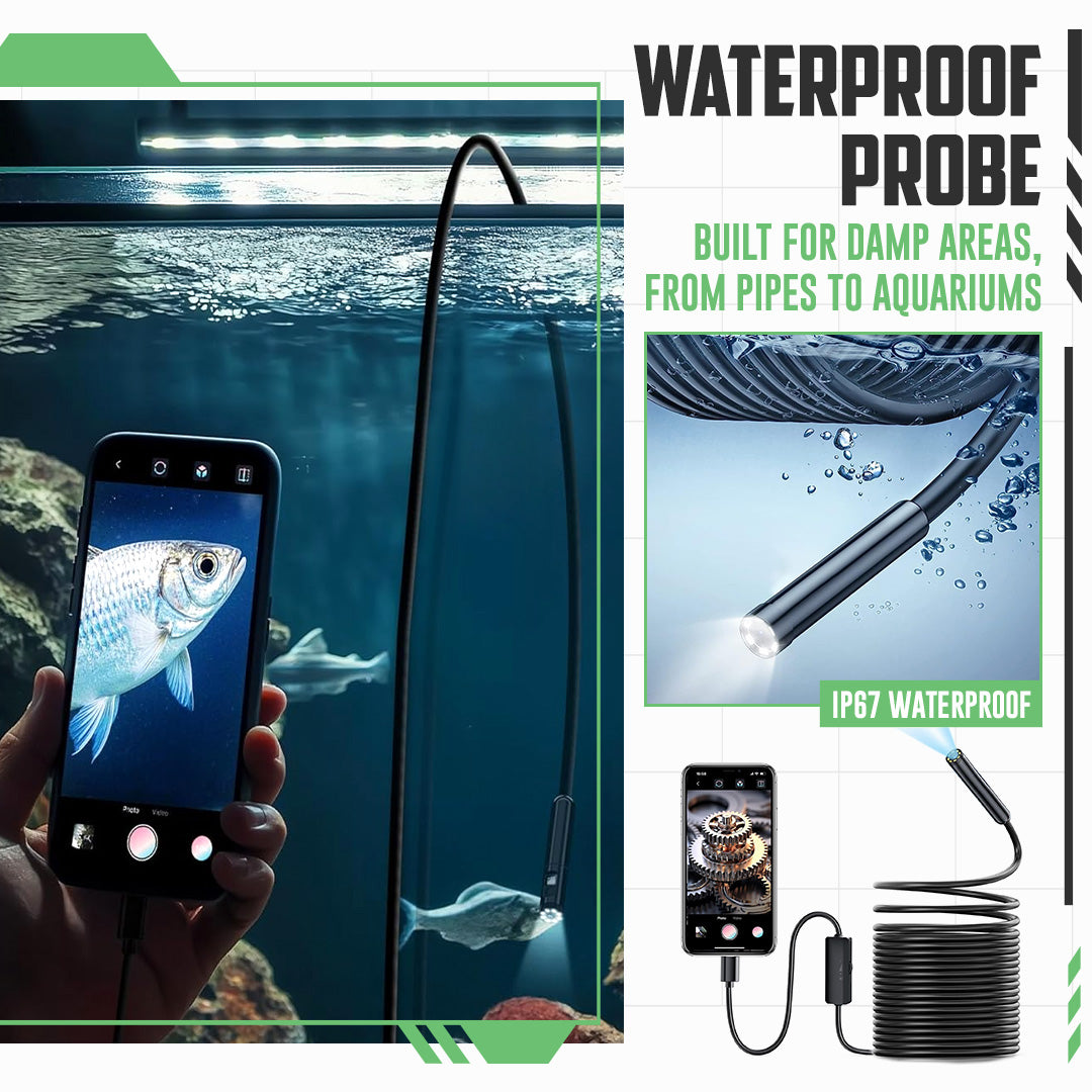 Deep View Mini Endoscope Camera for Industrial & Automotive Inspection