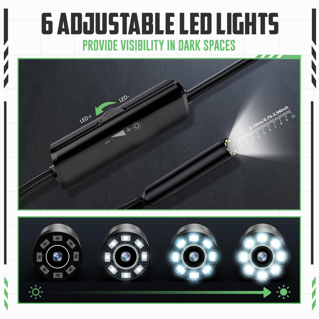 Deep View Mini Endoscope Camera for Industrial & Automotive Inspection