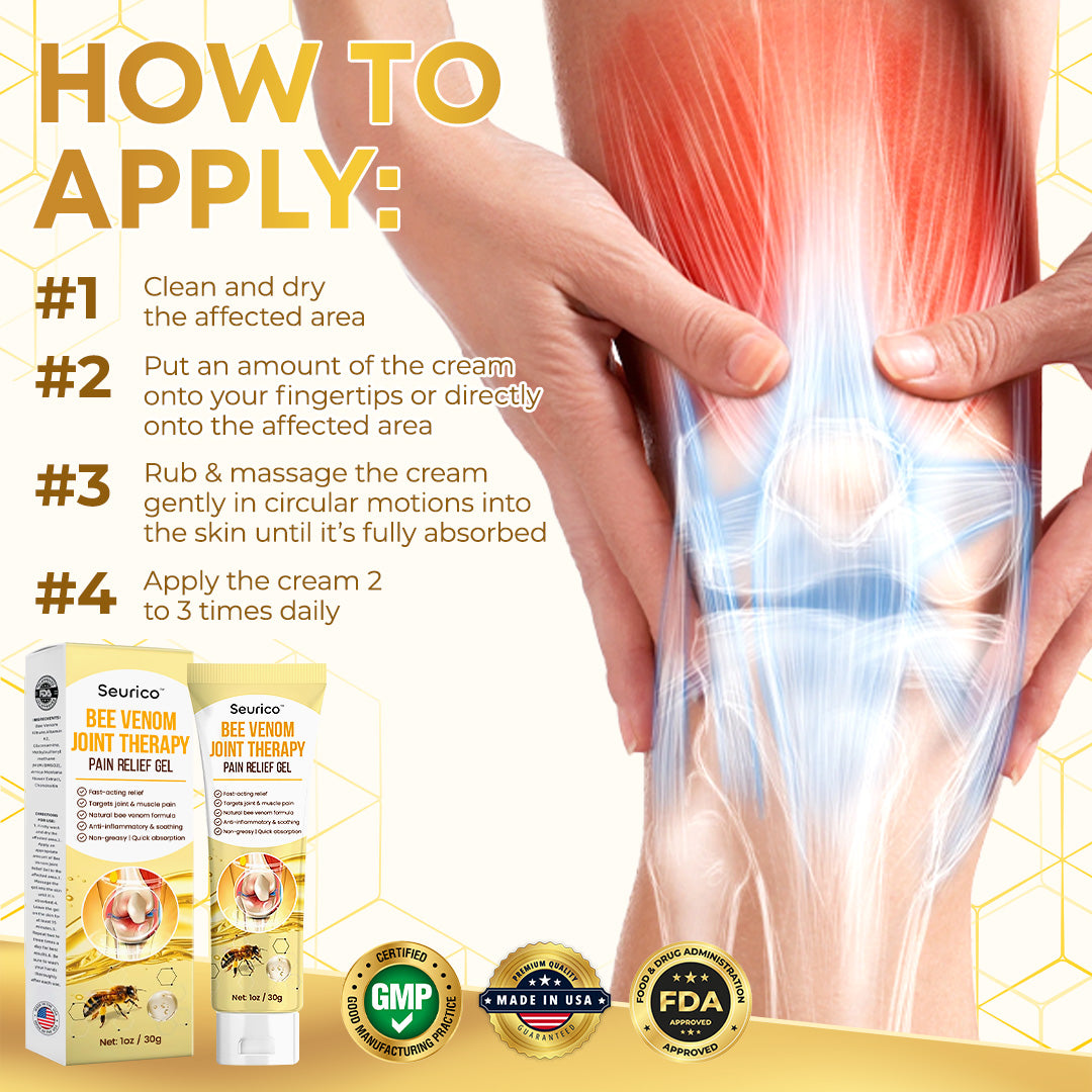 Seurico™ Bee Venom Joint Therapy Pain Relief Gel 🐝🔥