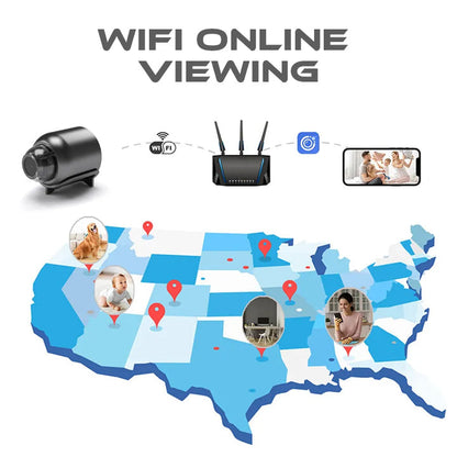 Clearance Blowout! 🚨 🎄 Holiday Sale Extravaganza: Enjoy 50% Off! 🎁  1080P HD Night Vision Mini WIFI Camera