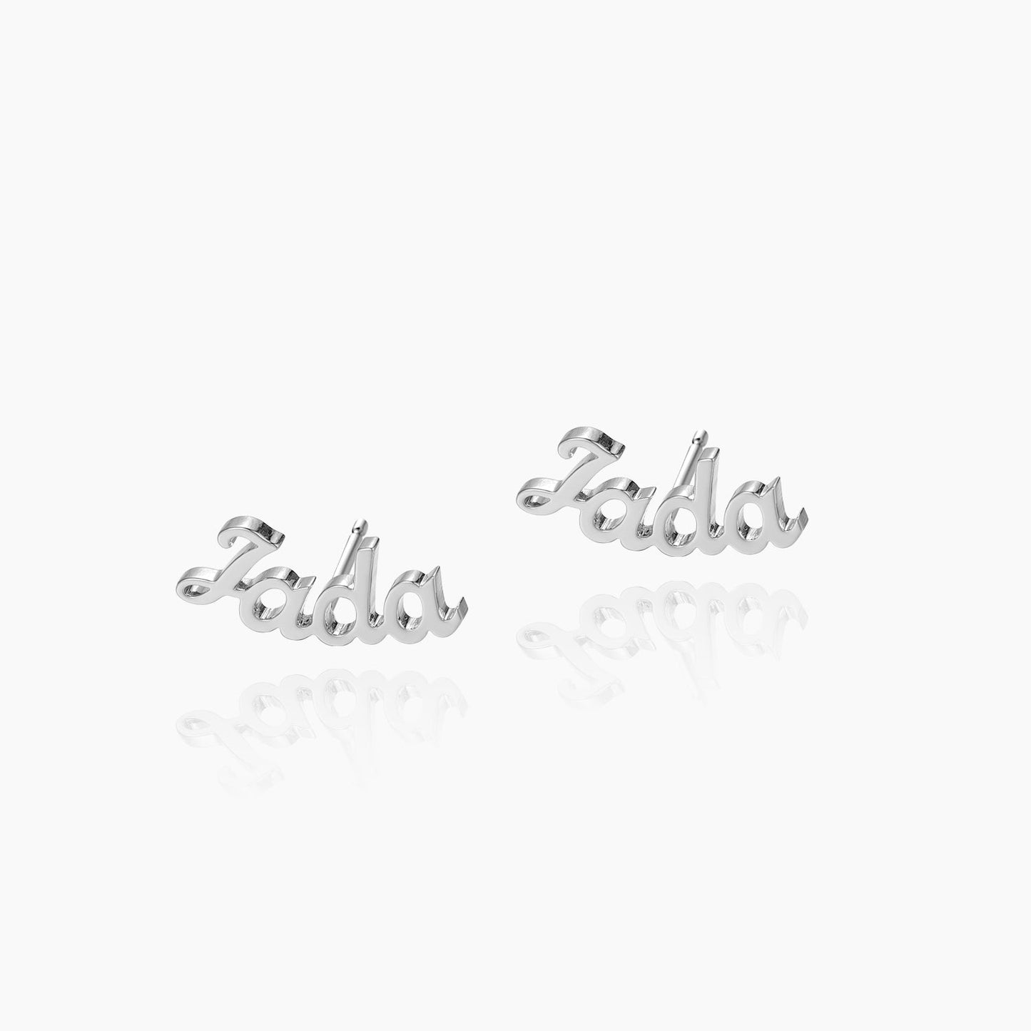 Eleanor Name Stud Earrings