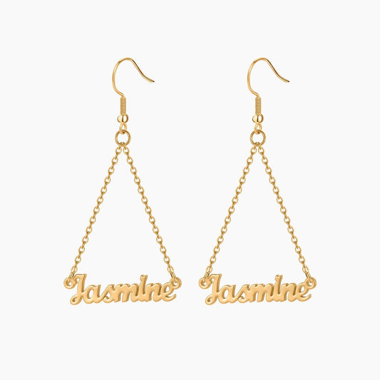 Aleyna Name Dangle Earrings