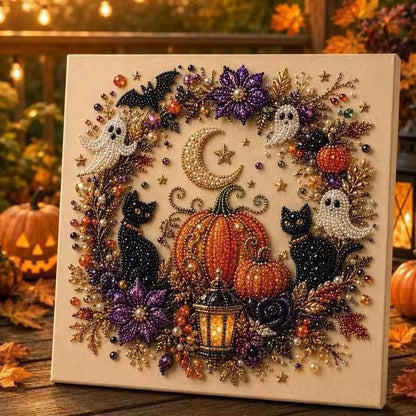 👻✨ Halloween Pearl Art DIY Kit – Turn Tiny Pearls into Spooky-Cute Magic