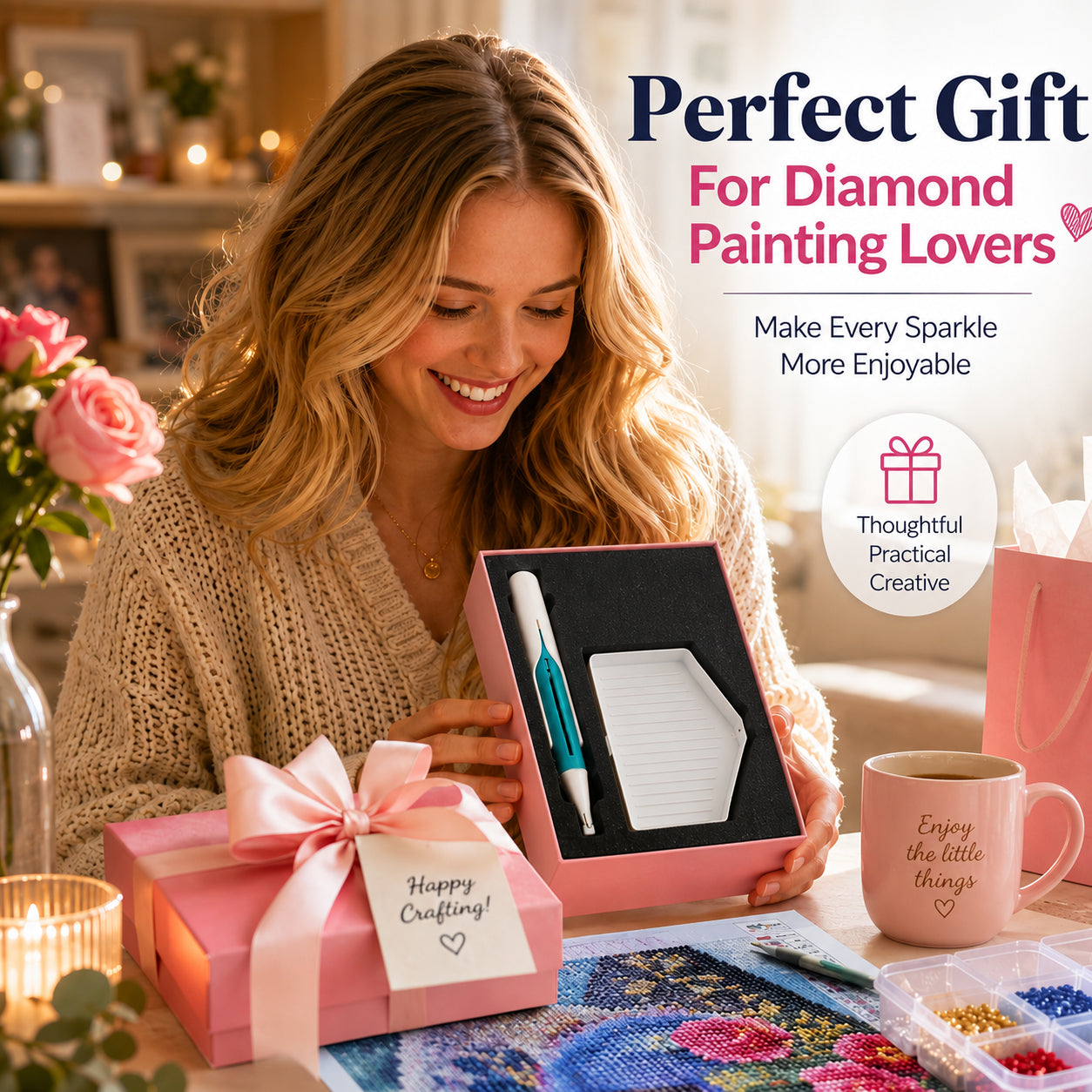 ✨ A smarter way to enjoy Diamond Painting — Faster, Easier & More Relaxing