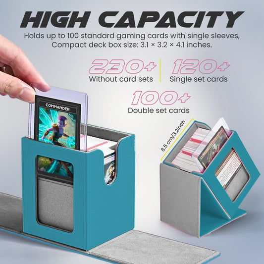 Portable Trading Card Storage Box - Elegant, Protective & Easy to Carry